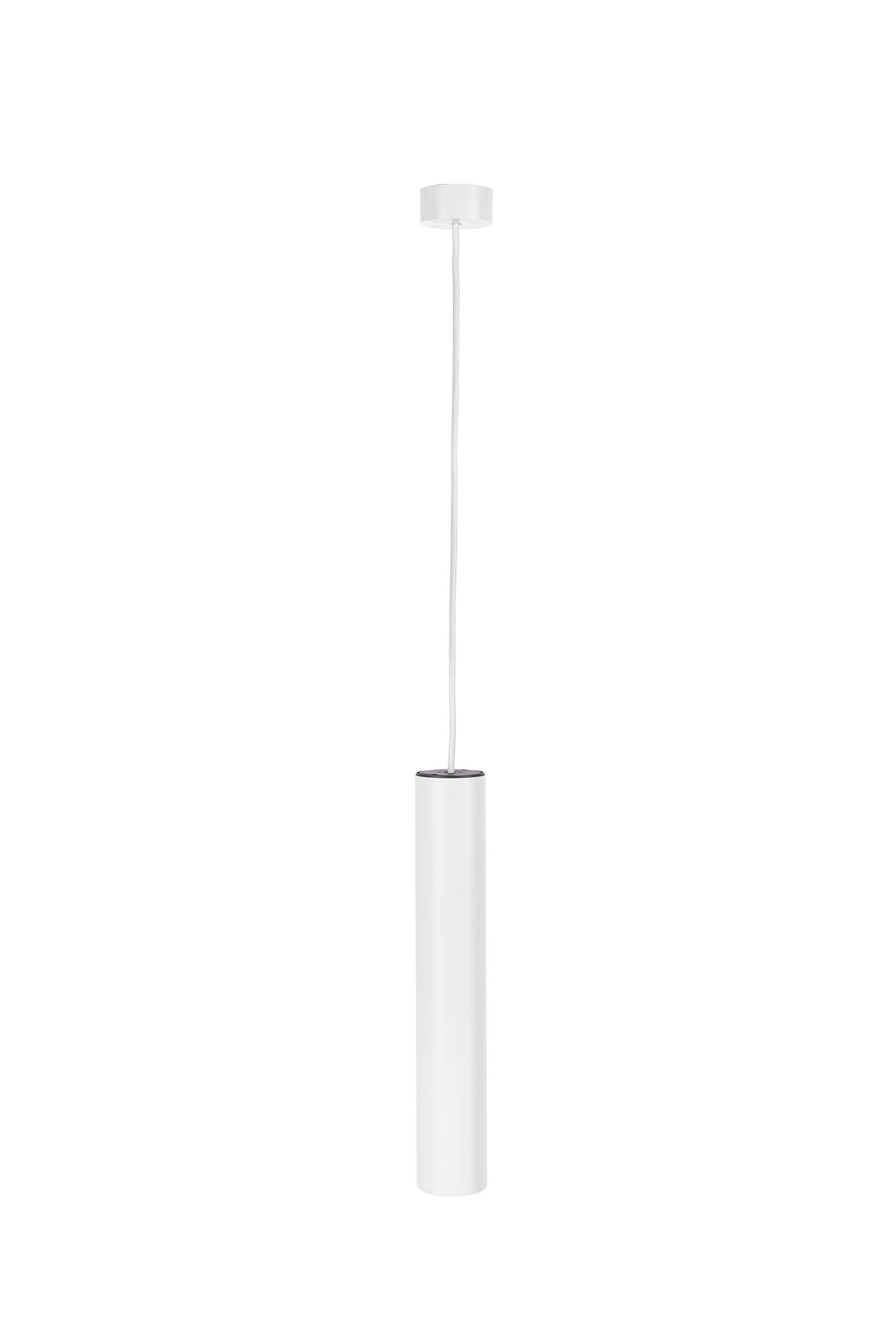 Pendelleuchte TUBE weiss 6W 230VAC GU10 3000K TRIAC DIM