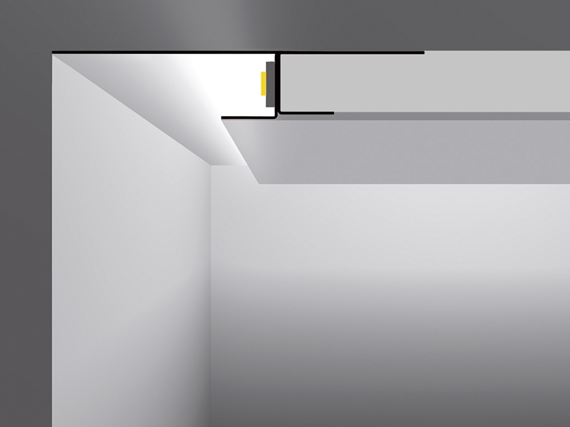 LED Trockenbauprofil COVE LIGHTING H80 2m