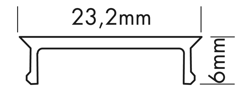 Abdeckung Kunststoff M-LINE opal Rolle 10m