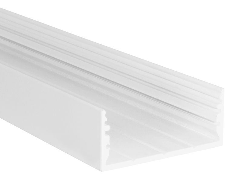 LED Profil L-LINE LOW weiss 3m