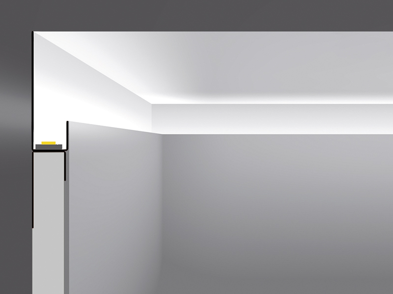 LED Trockenbauprofil COVE LIGHTING H80 2m