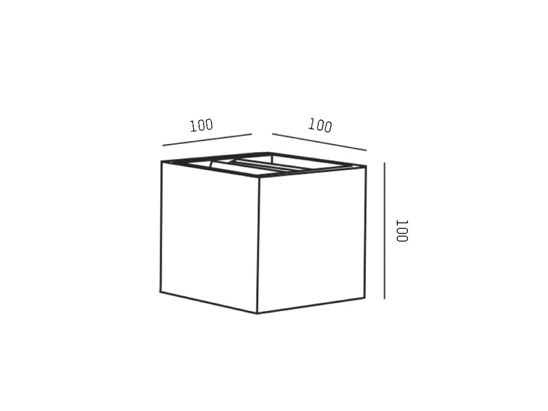 Wandleuchte NEXT direkt/indirekt anthrazit 7,5W 230VAC 3000K IP54