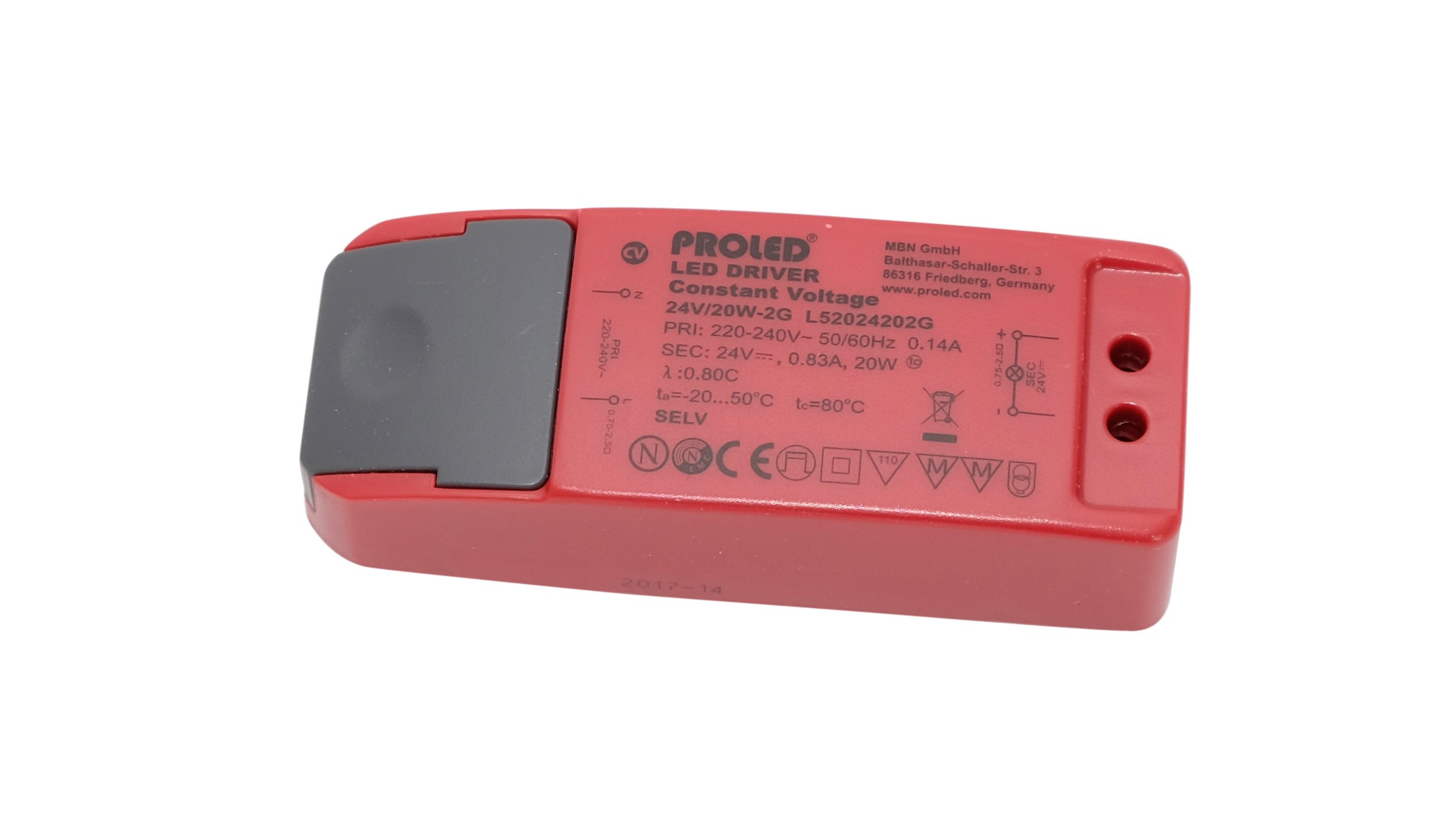 LED Schaltnetzteil 24VDC 20W