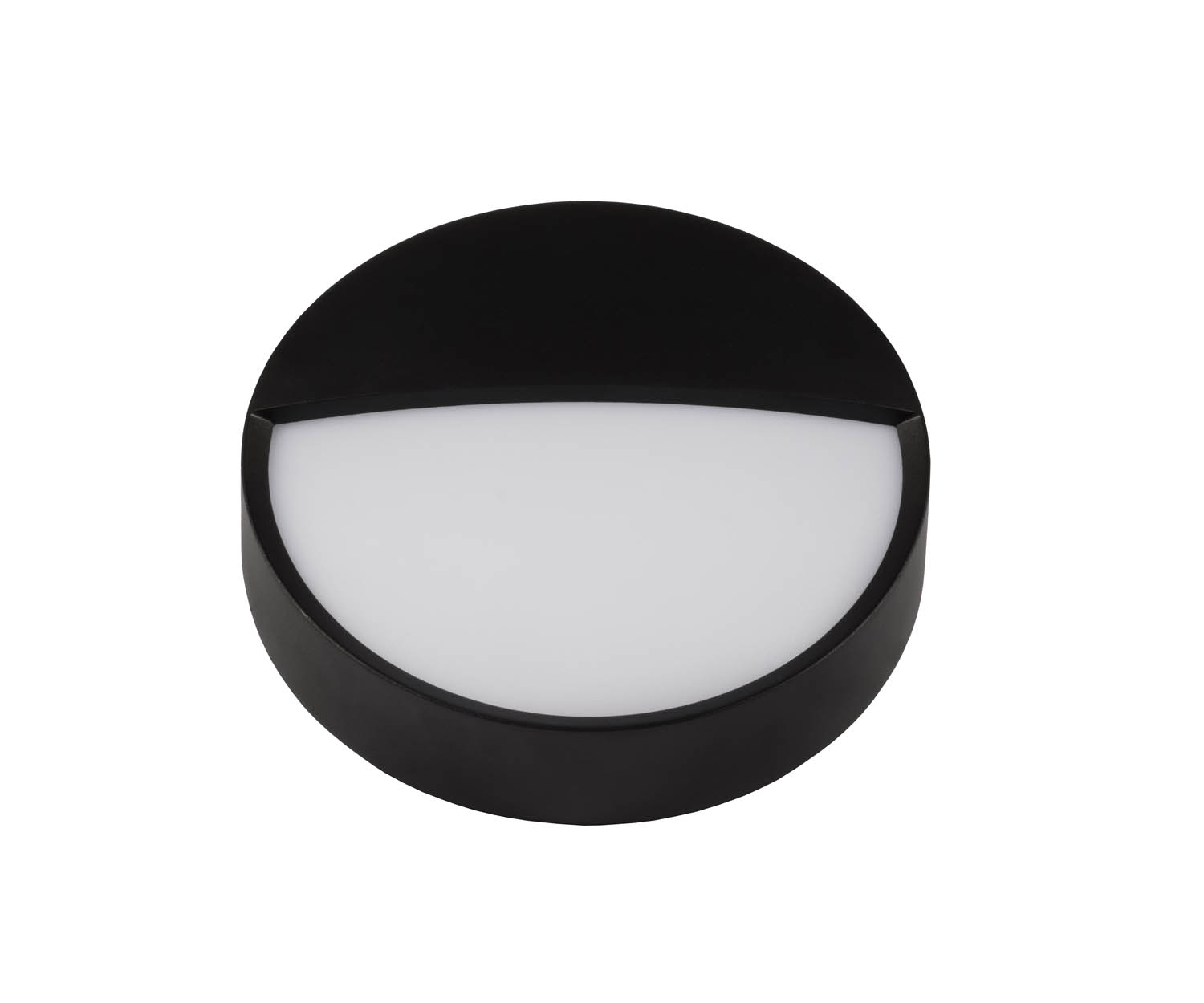 Wandleuchte IP65 MOON schwarz 12W 230VAC 3000K TRIAC DIM